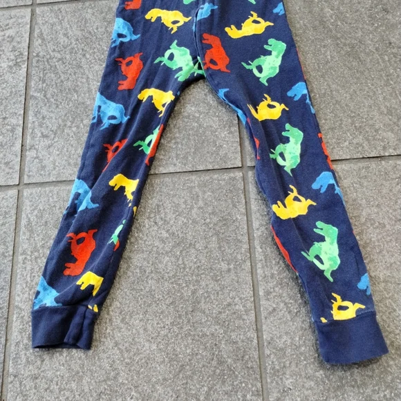 Old Navy 5T Colorful T-Rex 🦖 Fun Dinosaur Pattern footless pajamas - Picture 7 of 12